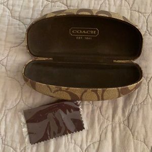 Coach Hard Shell Sunglasses with cleaning cloth